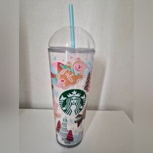 Starbucks Holiday Tumbler with Straw